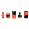 5PCS G1/2" Thread Water Pipe Connector PP + ABS Easy Connect Hose Connector Garden Irrigation Hose Connector Garden Irrigation