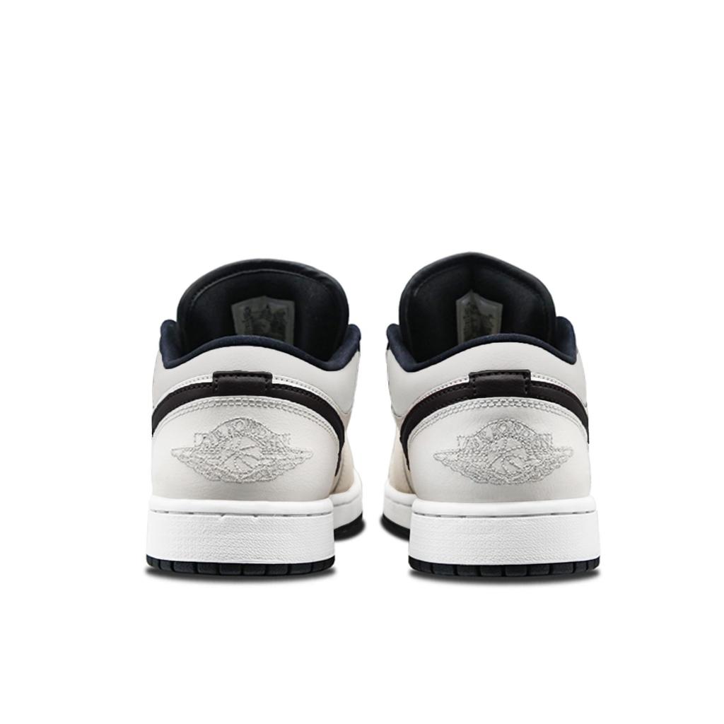 Jordan Air Jordan 1 Lightweight Height Increasing Low top Vintage Basketball Shoes Men's Black White 553558-040(Team1605-)