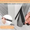 Solid Color Door Bottom Seal Self-Adhesive Waterproof Seal Strip Adjustable Foam Seals  Hotel