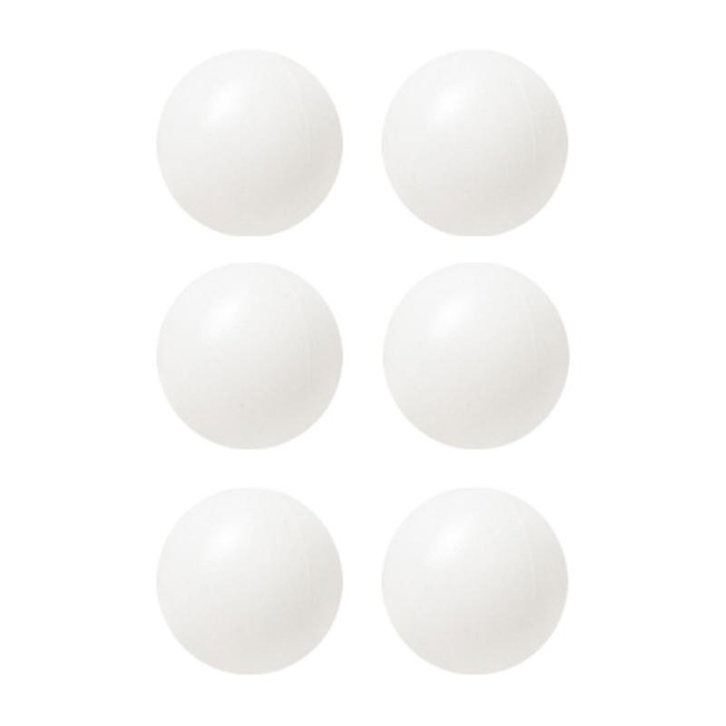 

6/12 шт. Маленький пластиковый шарик для пинг-понга, настольный теннис, для улицы и помещения, моющийся игровой шарик, прочный белый