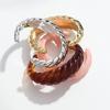 Vintage Acrylic Geometric Cuff Bracelets Bangles for Women Creative Twisted Chunky Open Bangle Stackable Jewelry Birthday Gift
