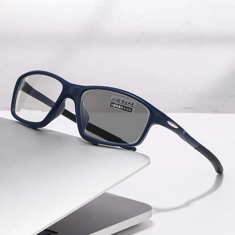 

Ultra Light Blue Light Blocking Myopia Glasses Fashion Outdoor Color Changing Sports Near Sight Eyewear Photochromic Eyeglasses 0
