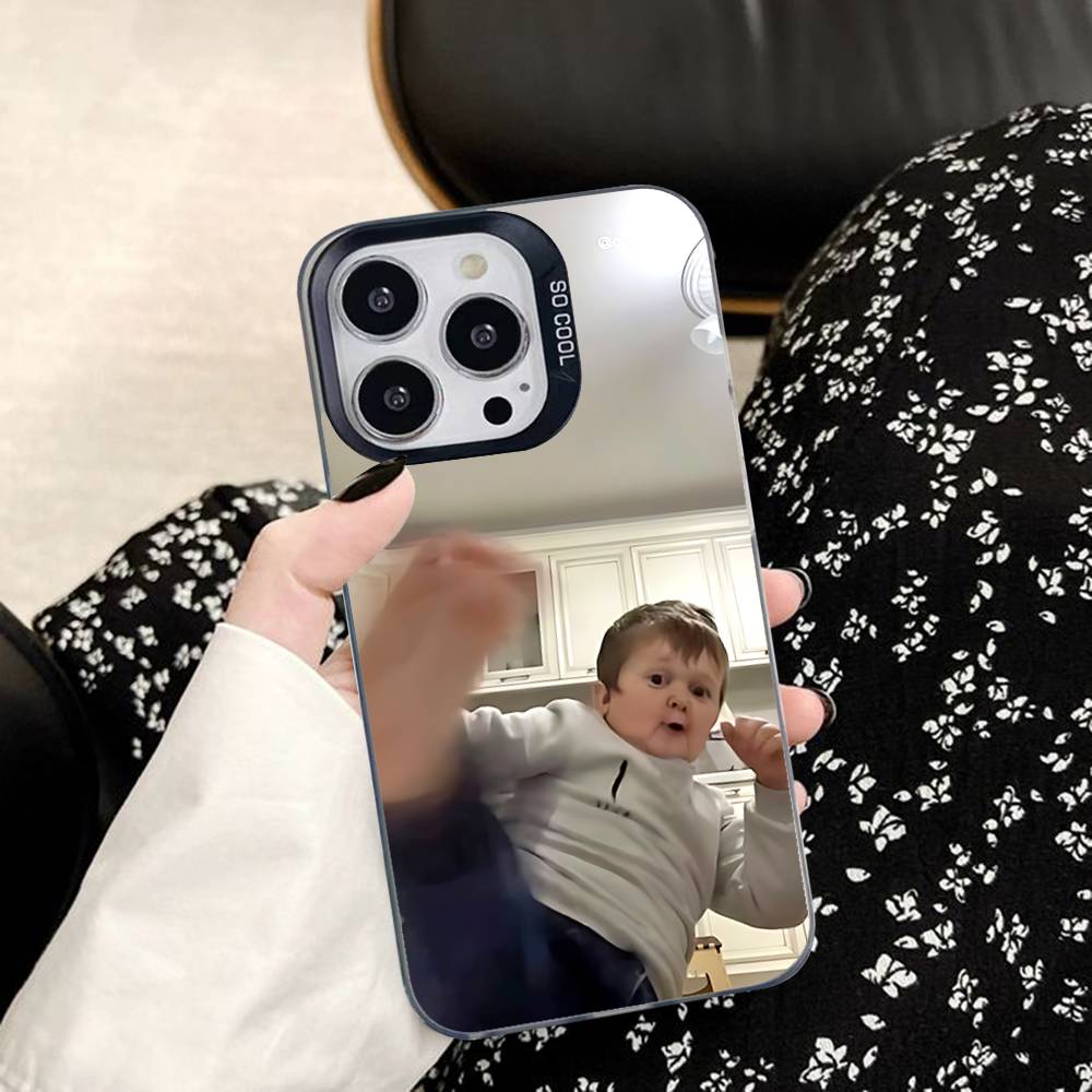 

Смішний чохол для телефону Hasbulla для iPhone 17 16 15 14 13 12 11 Pro Max Plus Кольоровий Ударостійкий Задній Сріблястий Чохол iphone11Pro