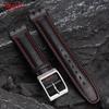 Swatch Leather Bracelet Genuine For Watchband 17mm 19mm Toothed Interface Wristwatches Band Men Women Sport Leather Watch Strap
