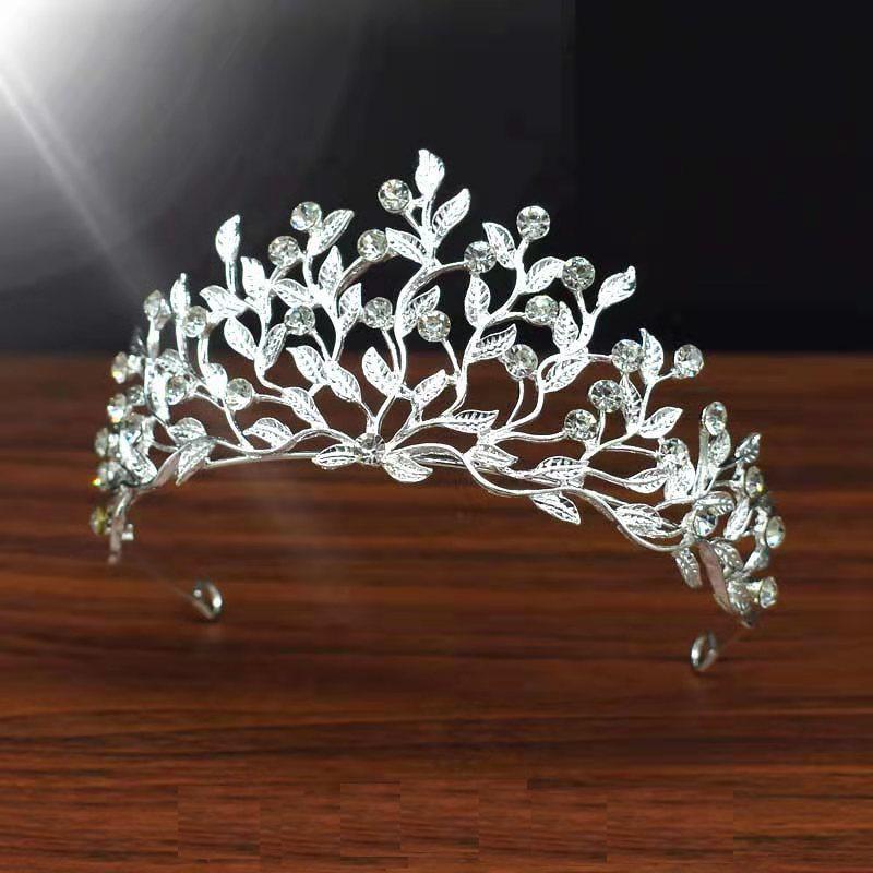 Children's Crown Hair Accessories  Cute Princesses Girls  Water Diamond King Crown Hair Bands Birthday Gifts for Girls Baby Headbands and Headwear