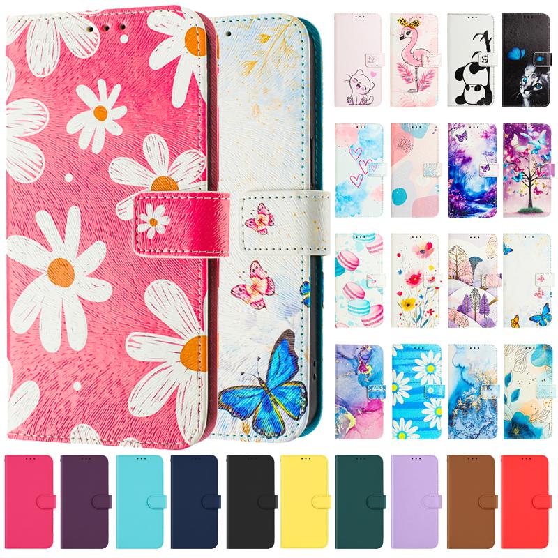 Luxury Flip Leather Case For Realme C85 Pro Flip Cover On For Realme Note 70 70T Narzo 80 Lite 4G Coque Wallet Bags Flower Cases