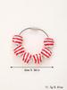 Independence Day & Halloween Sports Style Wooden Bead Keychain Bracelet