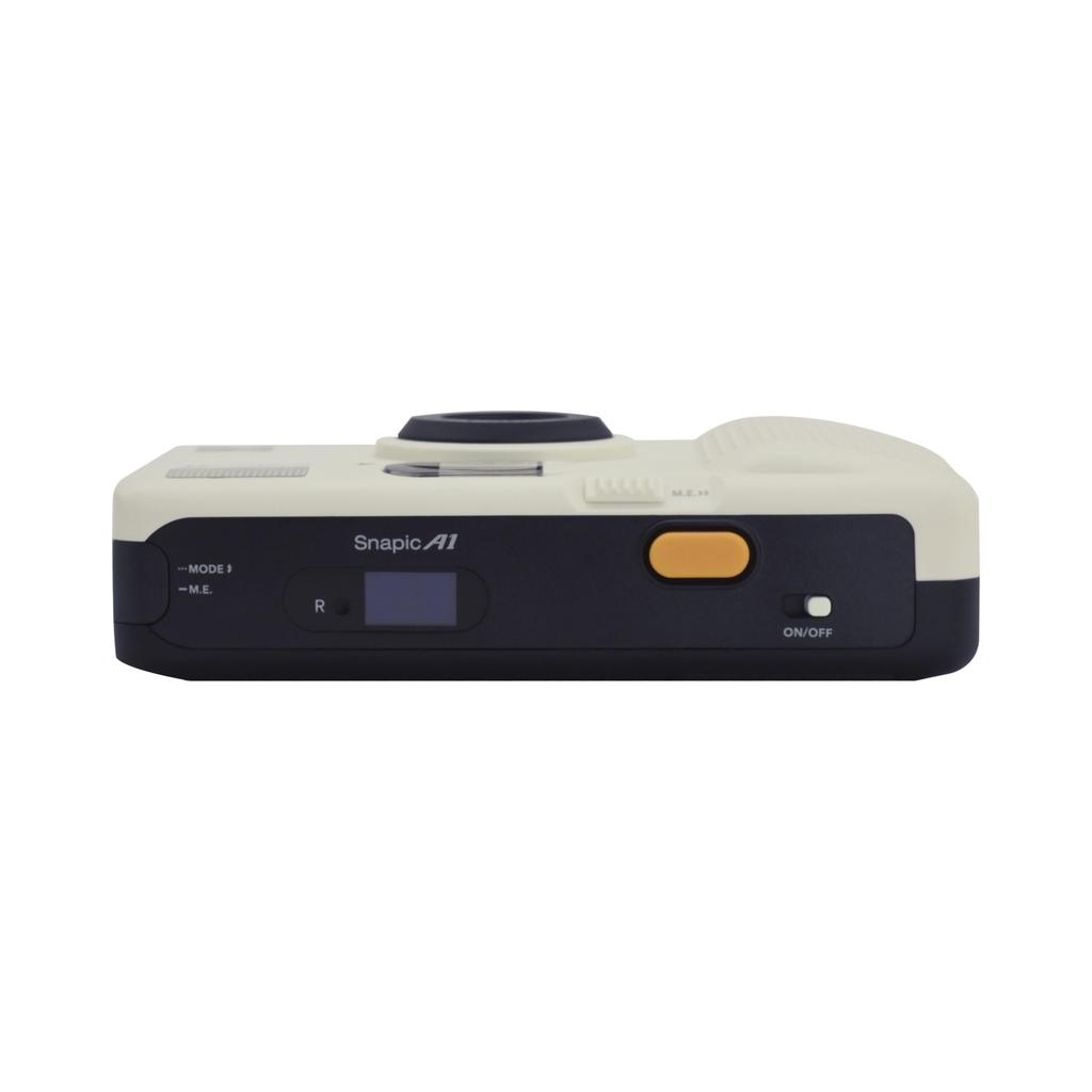 Kodak Snapic A1 35mm Film Reusable 35mm Lightweight and Compact AAA Batteries Not Ivory Camera, Film, Dual-Zone Focus, (Film & Included) (Size D,