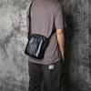 NZPJ Genuine Leather Men's Crossbody Bag  Top Layer Cowhide Capacity Multi-Functional Trendy Square Shape Shoulder Bag