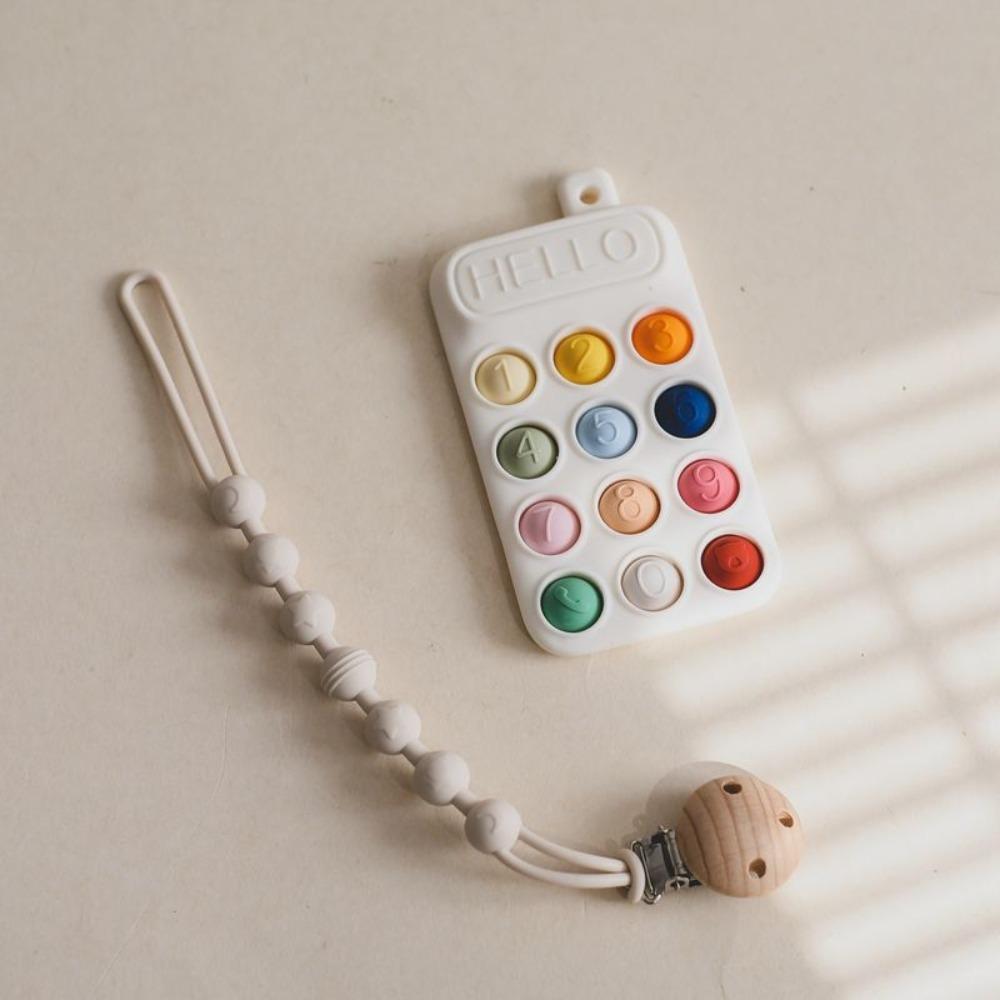 Simulation Baby Teether Toy Silicone Baby Soothing Teether New Early Educational Toy  Kids Gifts