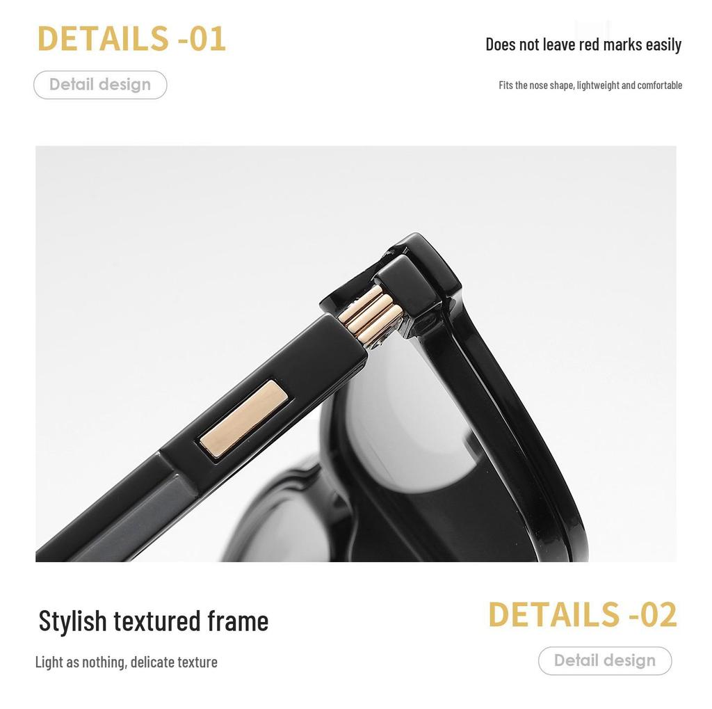 2025 Magnetic Clip-on Unisex Trendy Anti-UV Sunglasses for Driving & Outdoor