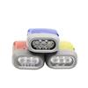 Hand-Crank Self-Powered Three-LED Emergency Flashlight with Energy-Saving Hand-Press Button