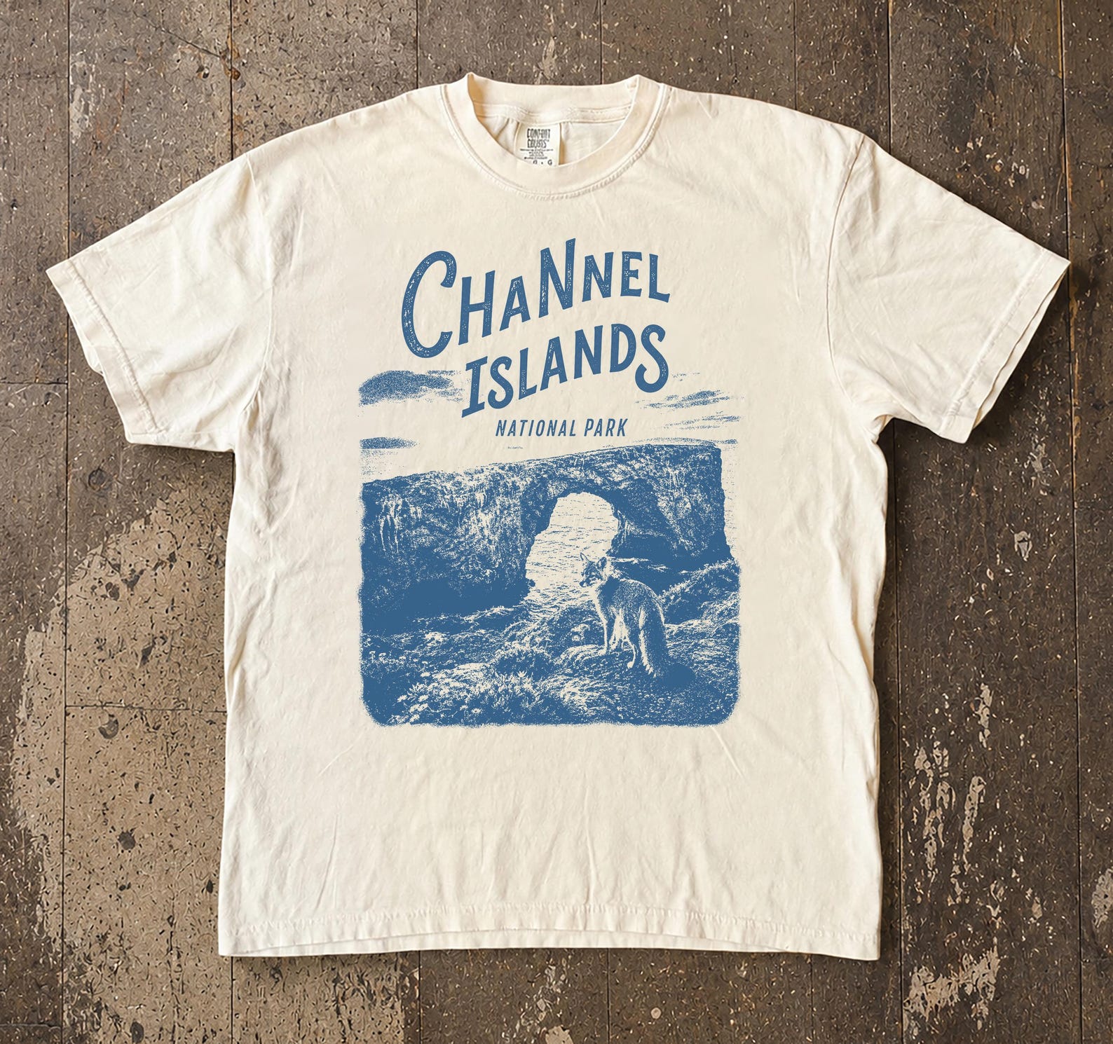 Retro Channel Islands National Park T-Shirt, Vintage Park Tee XL