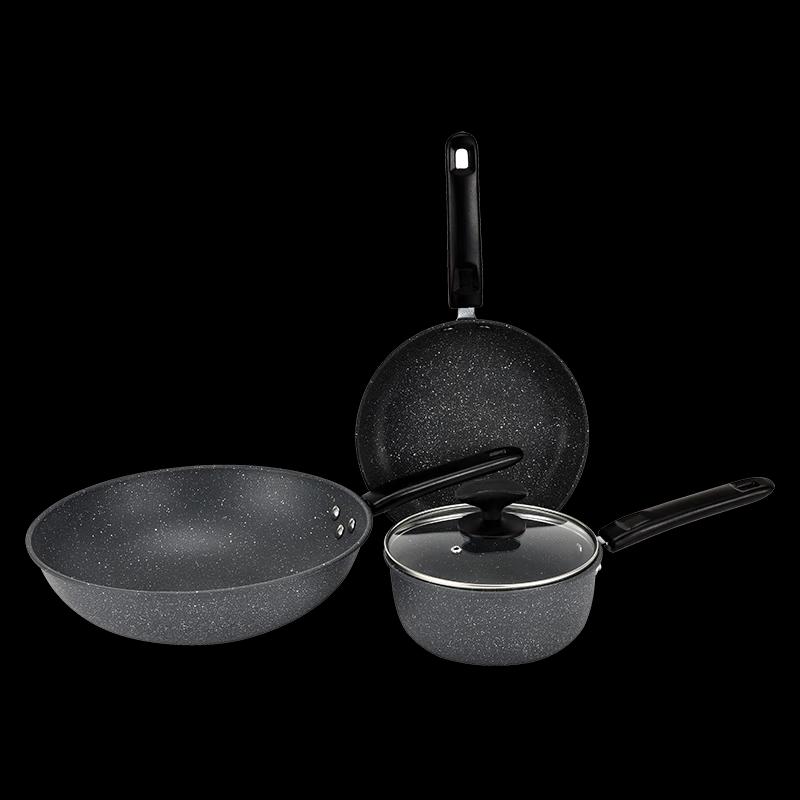 

Rongshida Starry Sky Fine Iron Non-stick Cookware Set