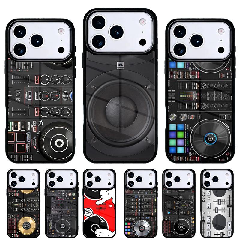 Diy Cover Digital Mixer Dj Turntabl Phone Case for iPhone 17 16 15 14 13 Pro Max Back Cover for 12 11 Pro Coque