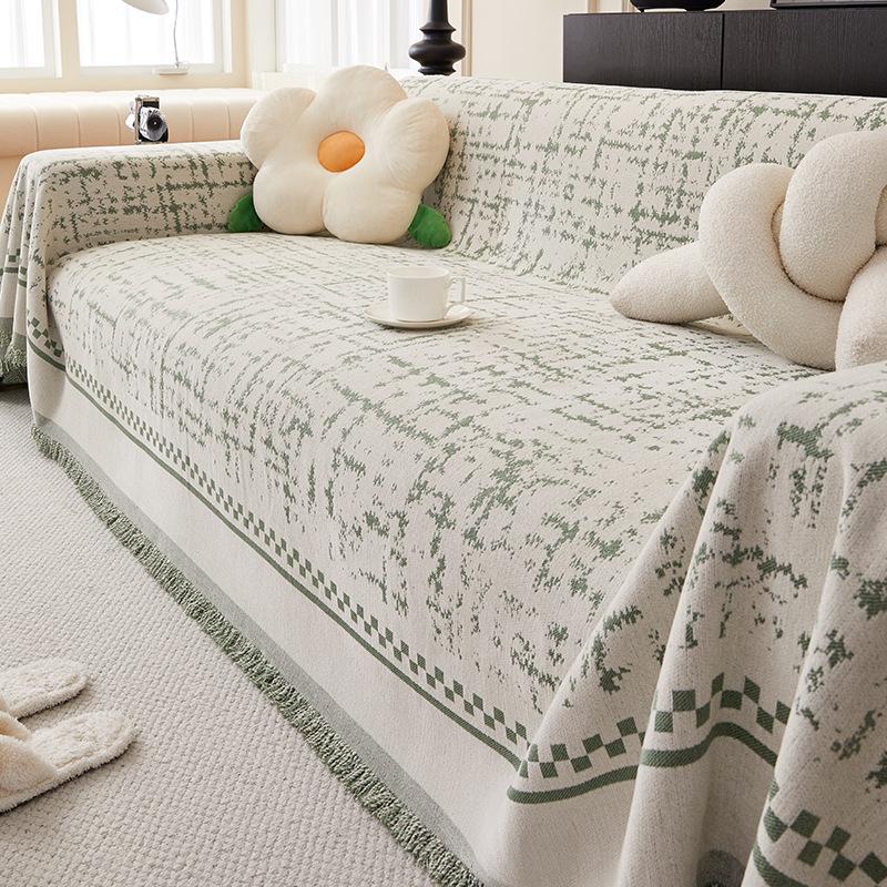 Chenille Sofabezug, Ein vollständiger All-inclusive-Sofabezug, Universeller Anti-Katzenkratz-Kissenbezug für alle Jahreszeiten