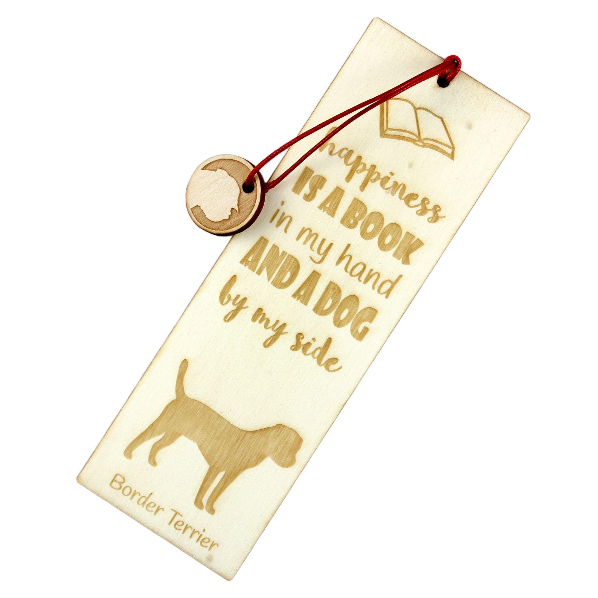 

Border Terrier - dog bookmark, personalized bookmark, dog gadget for Art-Dog brand readers