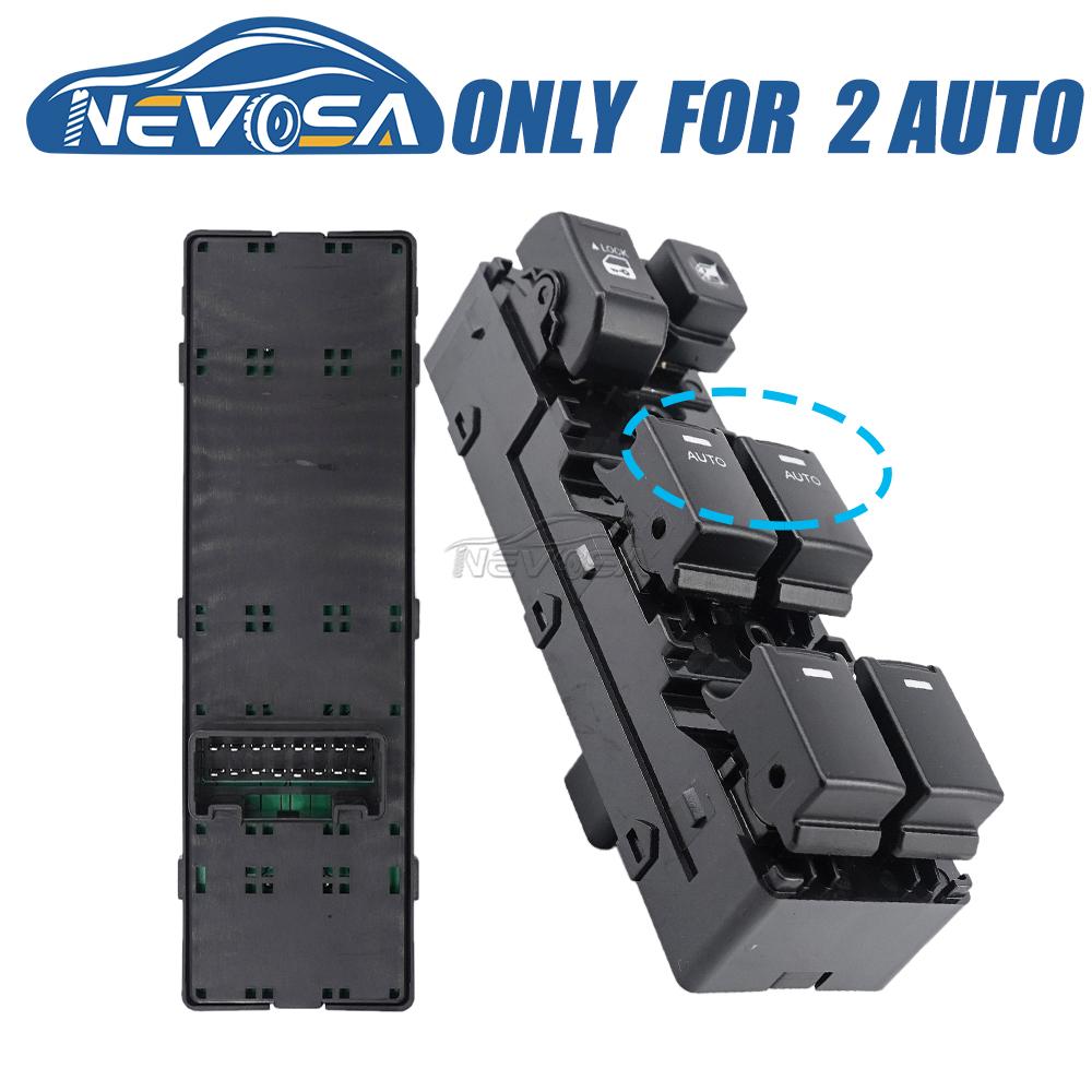 NEVOSA 93570-2P200 93570-2P100 93580-2P000 LHD Front Left Power Window Switch Single Button For Kia Sorento 2010 2011 2012 2013