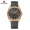 Original Men Business Watch Quartz Movement Calendar Luminous Pointer Leather Strap 30m Waterproof Men Fashion Casual Watch NF9276L