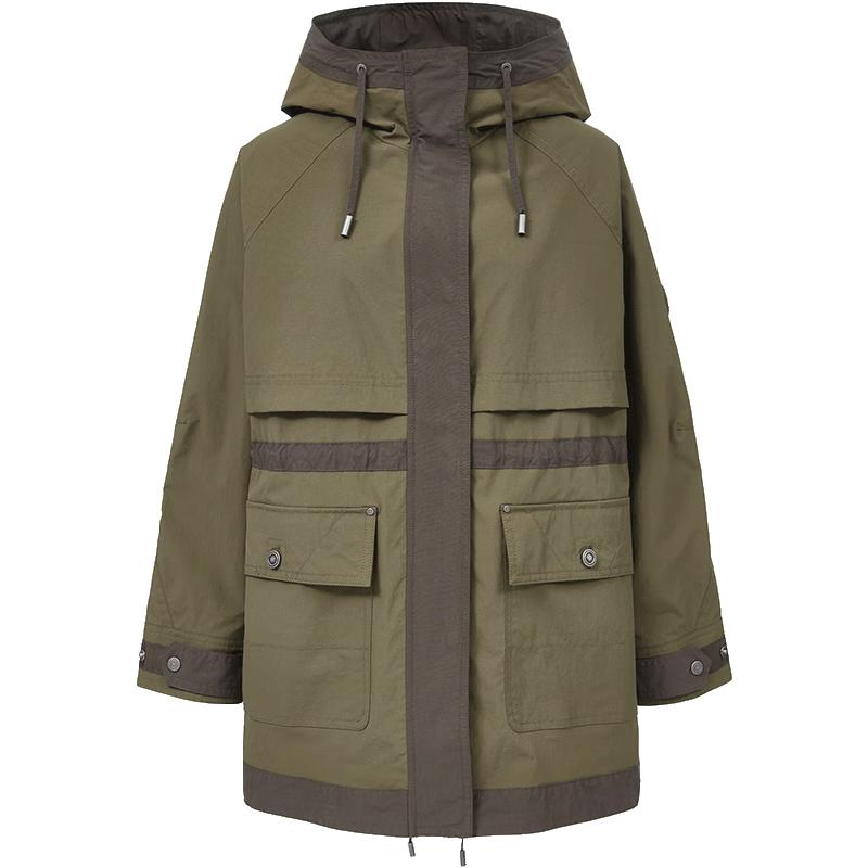 

ONLY Women s Loose Fit Hooded Workwear Jacket S