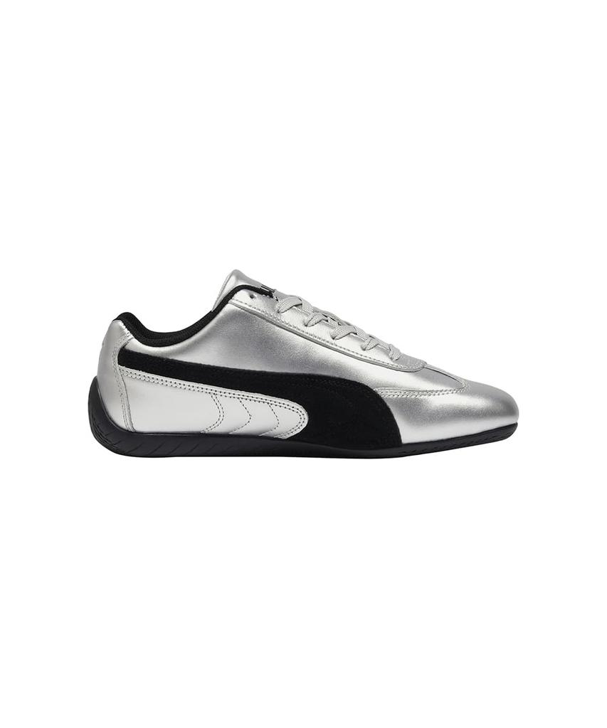 PUMA Speedcat Metallic Size 403689 Women's Sneakers, Silver, 24.5cm,