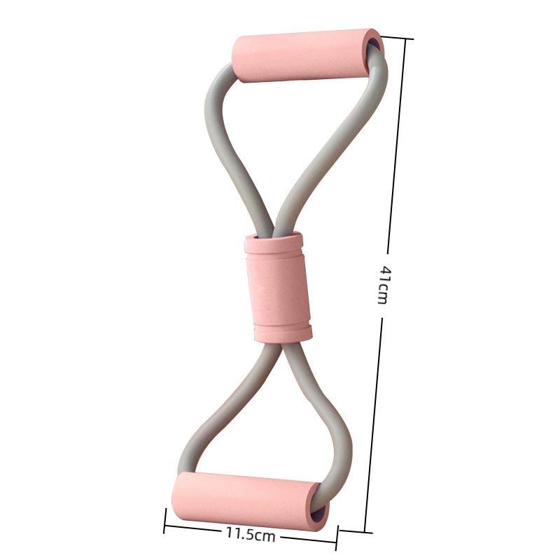 Figure 8 Resistance Bands Multi-Function 8 Shaped Resistance Band Resistance Band Elastic For Home Gym Training Stretching