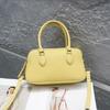 Leather premium handbag 2025 new spring and summer mini crossbody shoulder pillow bag underarm bag