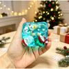 Maltose Filled Ice Cube Squishy Stress Ball Slow Rising Christmas Santa Fidget Toy Sensory Relief Gift For Halloween Christmas