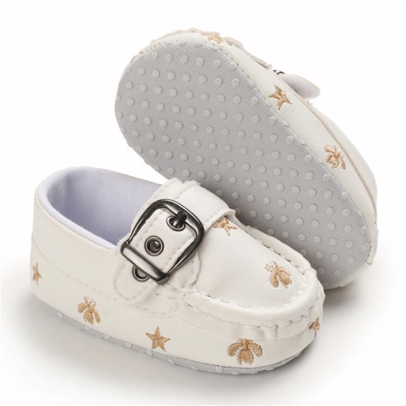 Baby Toddler Shoes British Style Small Leather Shoes for 3-12 Months Baby