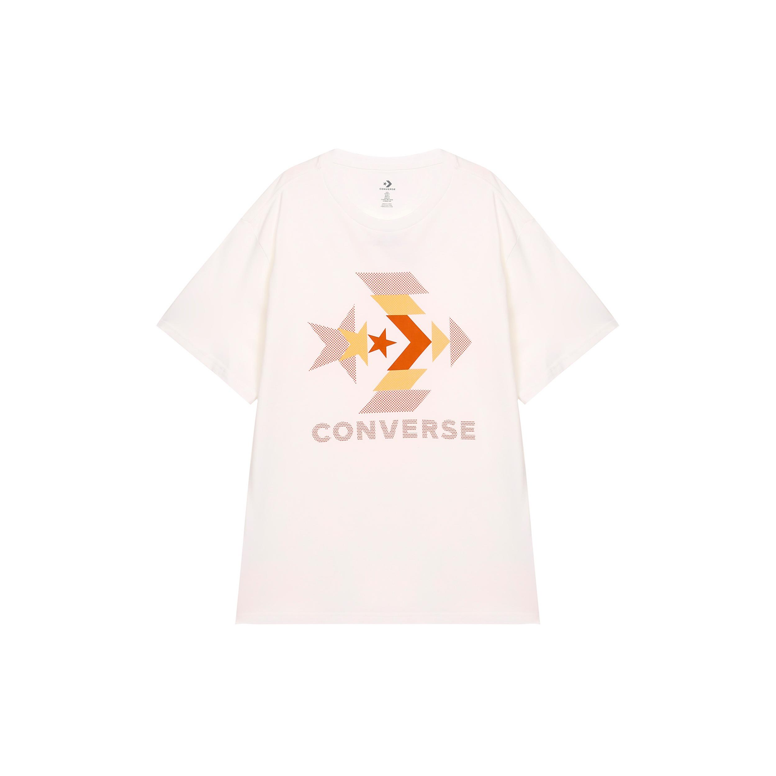 

New Converse Center Front Remi T Shirt Unisex White 10022024-A02 XXL