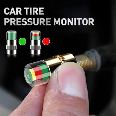Car Tire Cap Tire Pressure Table Tire Gauge Monitoring Cap
