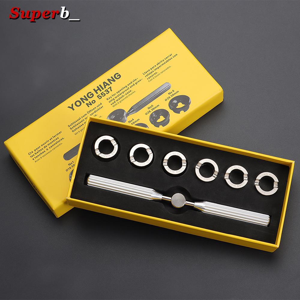 Watch Back Case Opener Fits for Rolex for Tudor Professional Watchmaker Key Closing Waterproof Tool Wristwatch Repair Tools Set