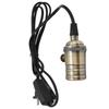 E27CelsiusE26 Vintage Pendant Lamp Socket Decorative Retro Hanging Light Holder with Plug