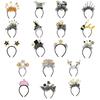 New Year Hairband Christmas Hair Hoop Fashion Statement Karaoke Party Tinsels for Christmas Stage Photo Props