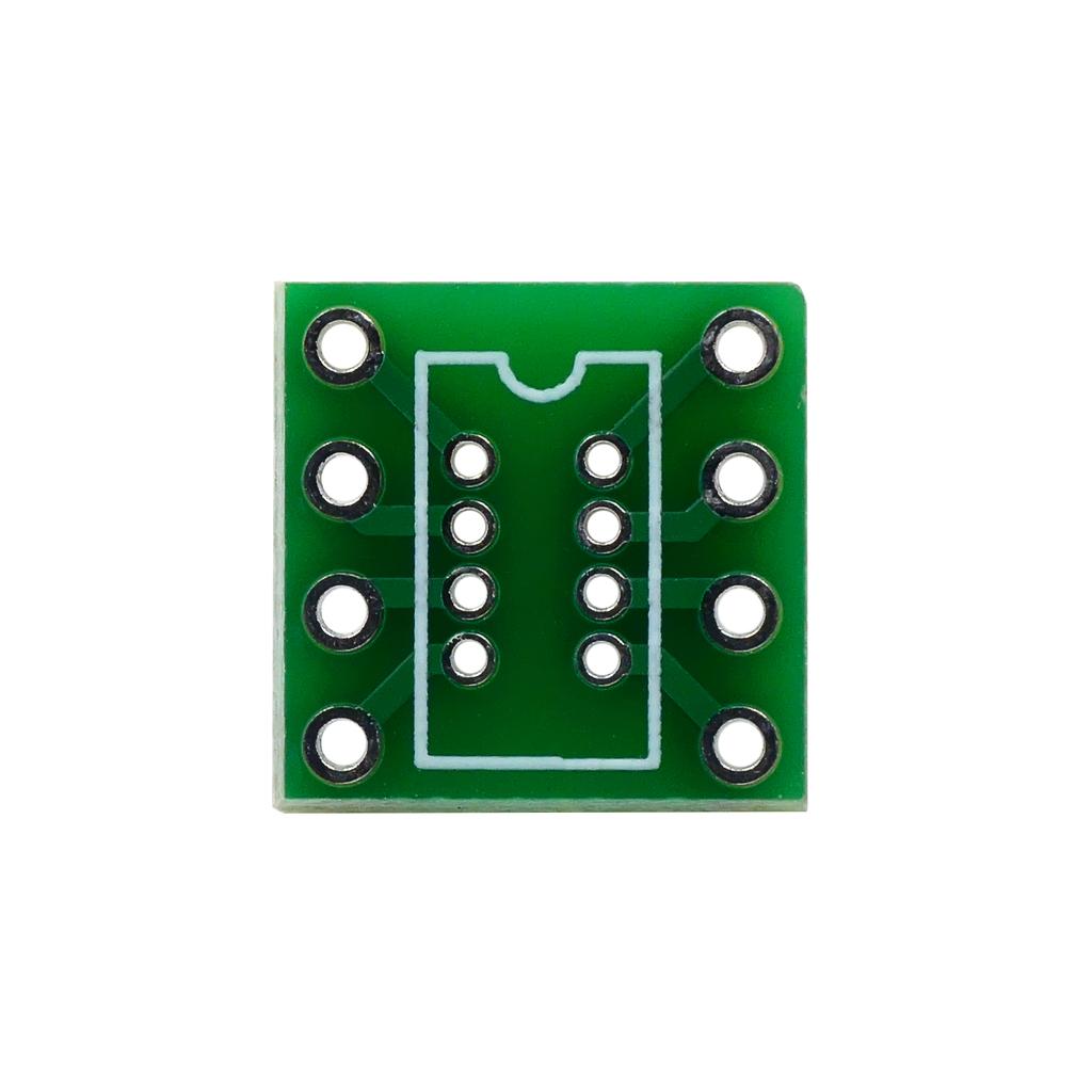 10pcs DIP8 To SOP8 In-line To Patch Adapter Sound Card Upgrade Adapter Board 1.27 To 2.54