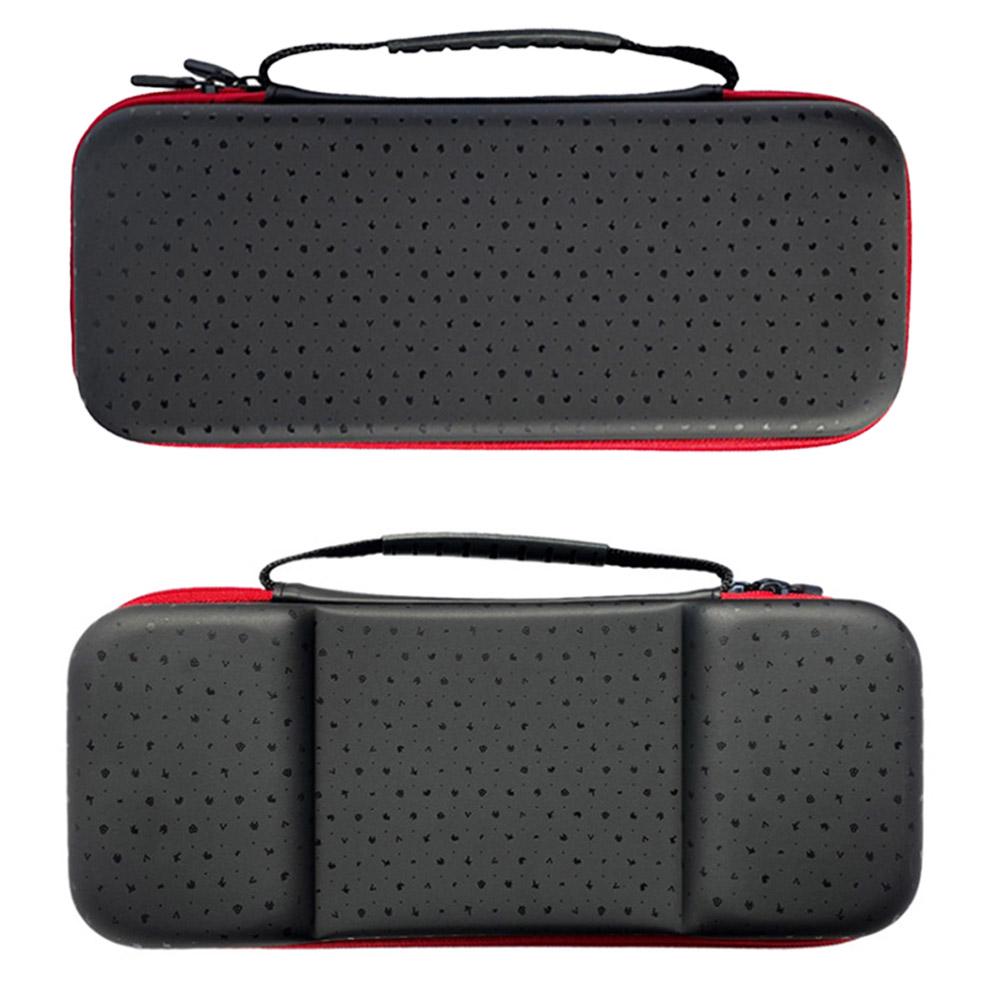 Hard Carrying Case Waterproof Storage Bag with Mesh Pocket & Game Slots Hard Shell Case for Switch Hori Split Pad Pro Controller