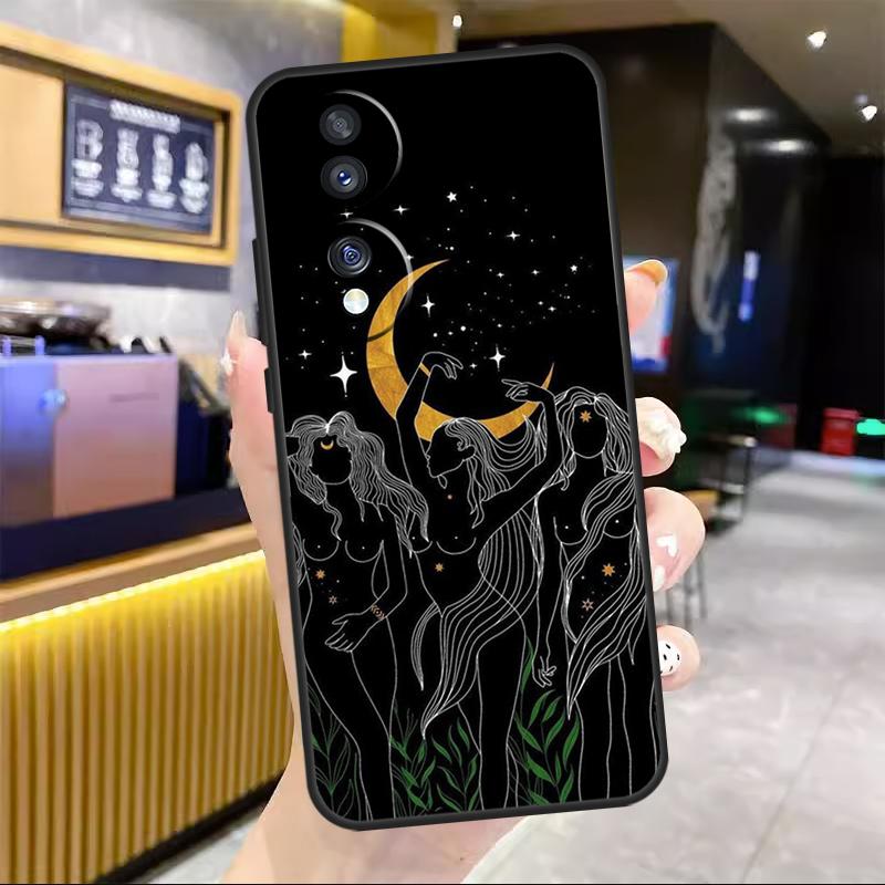 Полумесяц Таро Звезды Солнце Для Чести Магия 7 Lite 5 6 8 Pro Чехол Для Honor X9c X9a X9b X8a X8b X8c 200 400 50 70 90 Honor Magic5 Pro