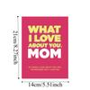 Paper Parent-child Creative Notebook A5 Anti-splash Water Emotional Communication Journal Book Reasons To Love You Efficient