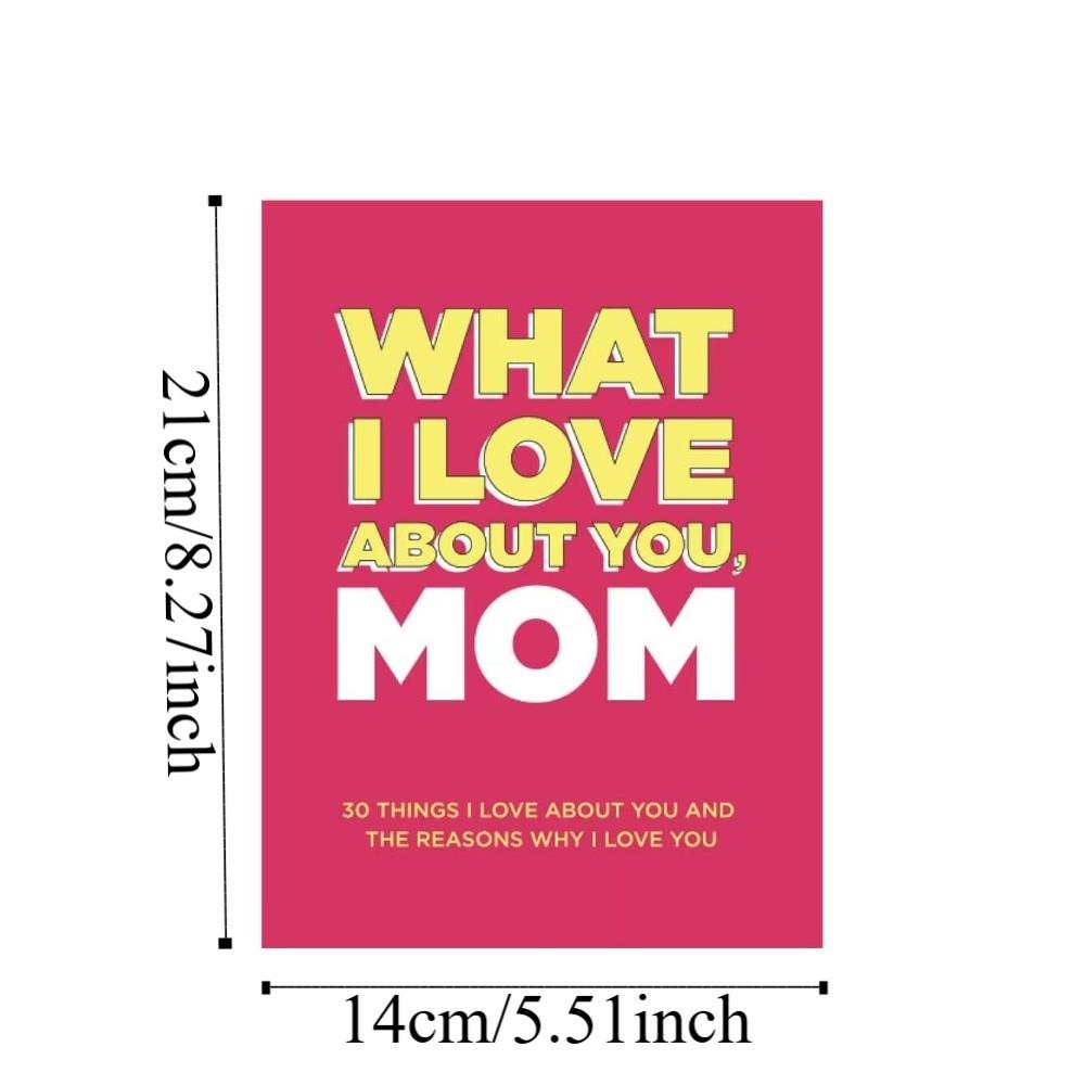 Paper Parent-child Creative Notebook A5 Anti-splash Water Emotional Communication Journal Book Reasons To Love You Efficient