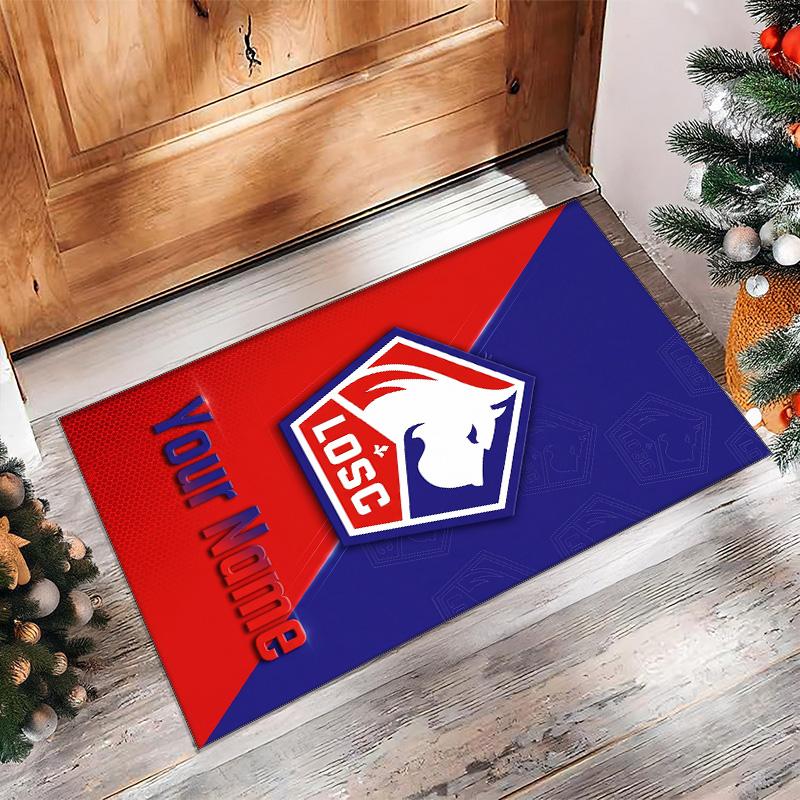 LOSC Lille Printed Crystal Velvet Rug Non‑Slip Crystal Velvet Carpet For Sofa Bedroom Indoor Home Decoration