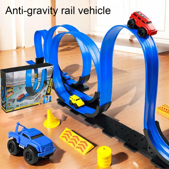 

1 Set Anti-Gravity Wall Climbing Car Toy with Track Accessories Kids Magnetic A