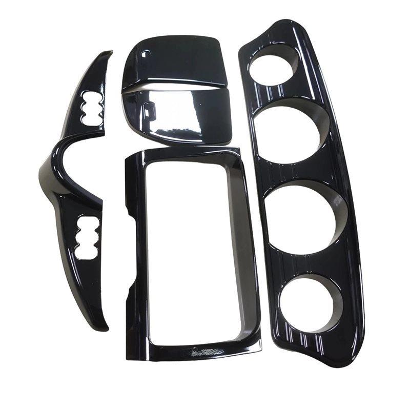 Reliable-Dash Switch Panel Kit For Street Glide Electra FLHT Tri Glide Ultra 14-23 Front Gauge Stereo Accent Trim Cover