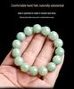 13mm Round A-Grade Jadeite Beads Bracelet - Unisex Style Jade Hand Jewelry