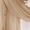 White 10M Wedding Ceiling Drapes Decortions Shiny Chiffon Curtain Draping Drapery for Mariage Outdoor Ceremony Swag Party Decor