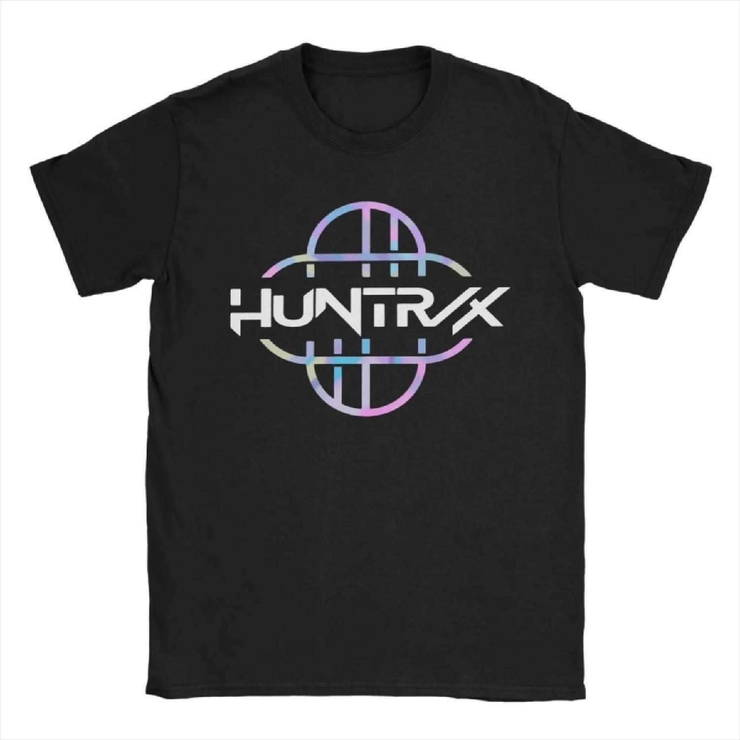 

K POP Demon Hunters Logo T-Shirt for Women HUNTRIX Casual Pure Tees O Neck Short Sleeve T Shirts Adult Clothing XXXXXL