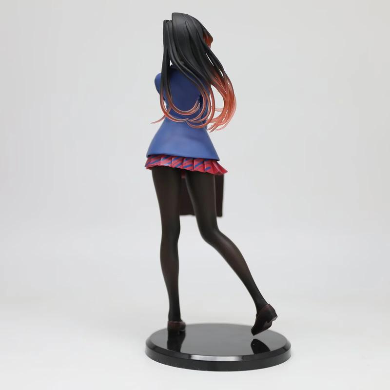 Komi Can'T Communicate Shouko Komi Figur Anime Schönes Mädchen Uniform Zweidimensionales Modell Raum Schreibtisch Ornament Spielzeug Geschenk