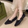 Mao Mao shoes women's velvet warm new autumn and winter gentle wind soft-soled cotton shoes