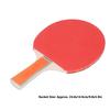 2PCS Table Tennis Paddles and ABS Balls Portable Basswood Handshake Table Tennis Rackets Accessories Set for Professional