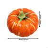 Artificial Foam Pumpkin Lifelike Fall Harvest Decorative for Party Mantel Shelf Tabletop