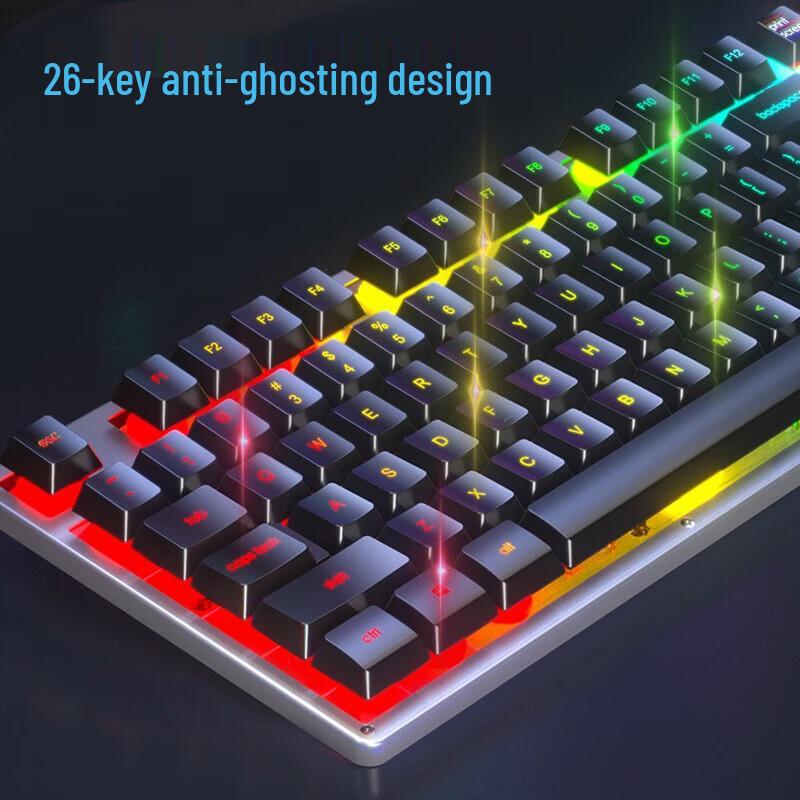 HP KM300f RGB Wired Gaming Keyboard and Mouse Combo